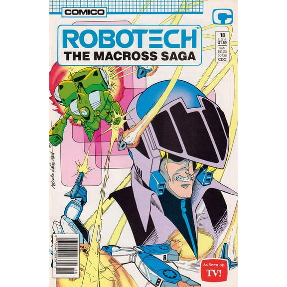 Robotech: The Macross Saga #18 (Newsstand) VF ; COMICO Comic Book