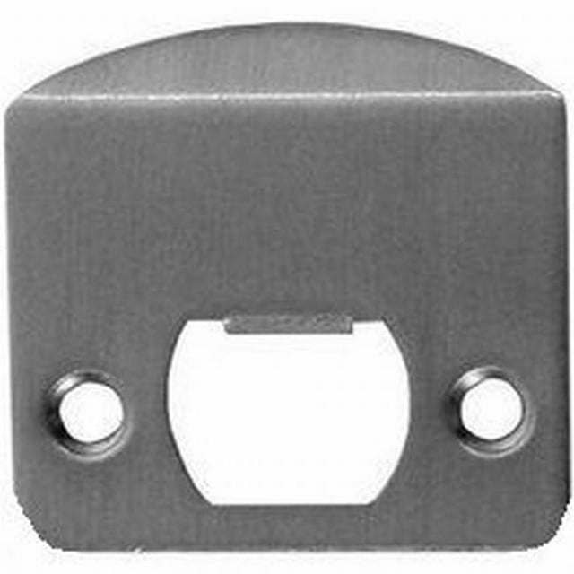 Don-Jo 9102630RC 2 Po. Lèvres Rondes d'Angle Prolongées avec Gâche de 2.25 Po - Acier Inoxydable