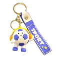 thumbnail image 2 of Eolstice Cute Soccer Ball Keychain, Football Gift for Boys and Girls, Father's Day Bag Charm, Sports Party Favor, Backpack Keyring Accessory for Kids, 2 of 6