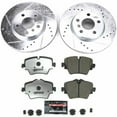thumbnail image 3 of PowerStop Front Z26 Street Warrior Carbon-Fiber Ceramic Brake Pad and Drilled and Slotted Rotor Kit Fits: MINI COOPER Select Models K8323-26, 3 of 9