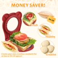 thumbnail image 3 of Cortador y sellador de sándwiches CHICHAUS Uncrustable Red, 3 of 7