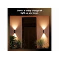 thumbnail image 3 of Philips Hue Appear Outdoor Smart Wall Light, Black - White and Color Ambiance LED Color-Changing Light - 1 Pack -  Weatherproof, 3 of 5