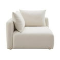 thumbnail image 6 of Hangover Cream Performance Linen Modular Corner Chair, 6 of 7