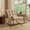 Beige-F, variant on Peispie Indoor Corduroy Rocking Chair with Soft Thick Cushion, Comfy Accent Chair for Living Room, Modern Lounge Chair with Black Frame for Bedroom, Reading Room, 300 LBS, Green