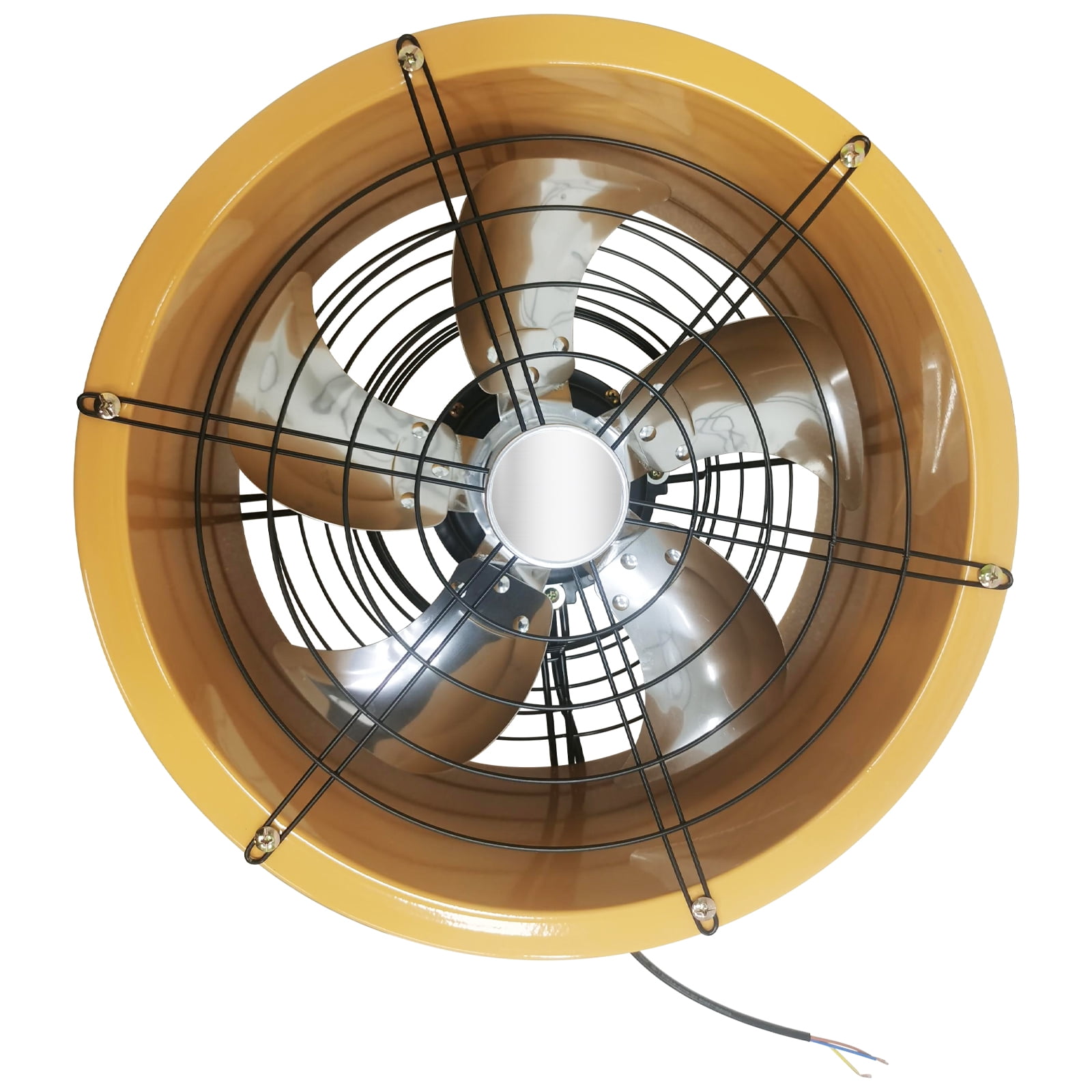 16" Cylinder Explosion Proof Axial Pipe Fan Wall Mounted Ventilator for Kitchen Warehouse 220V