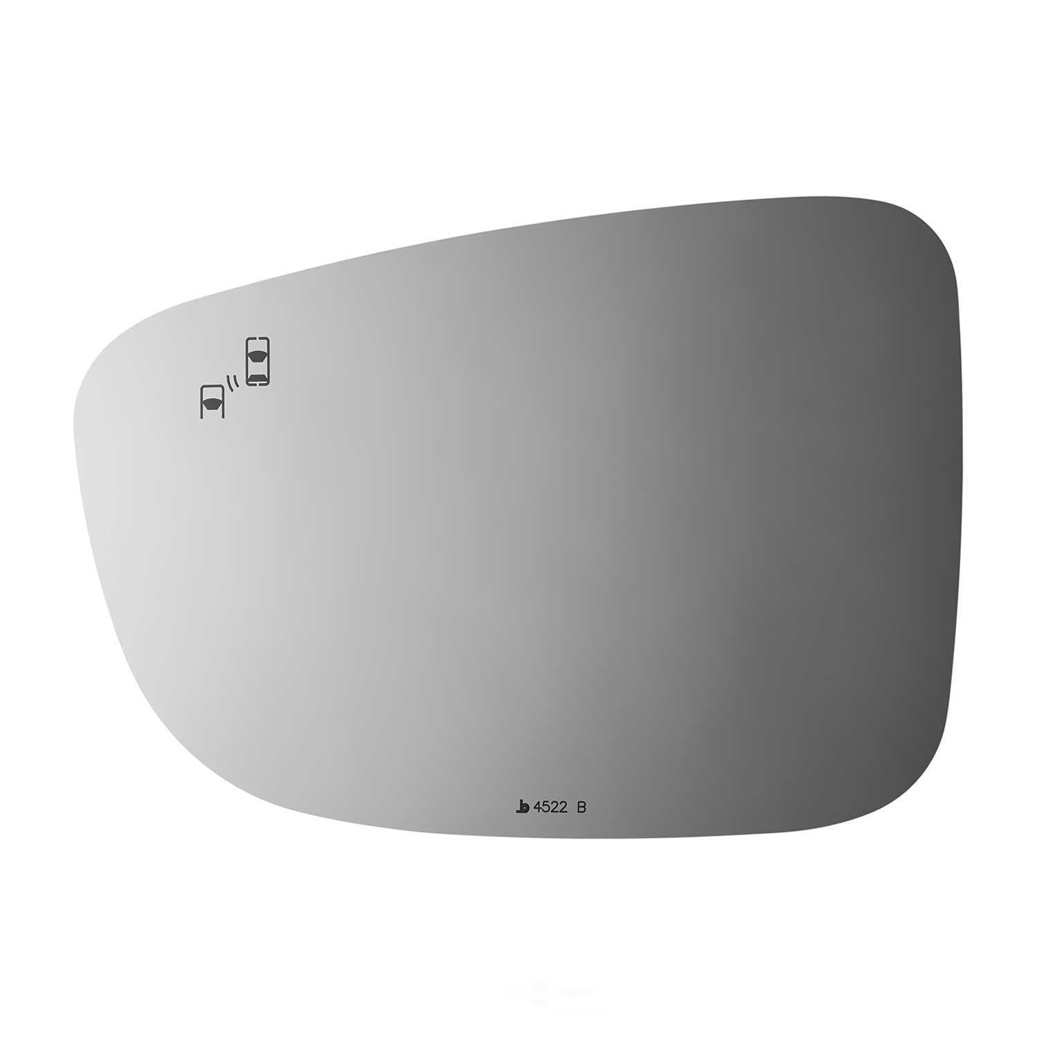 Burco Side View Mirror Replacement Glass - Clear Glass - 4522B