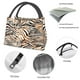 thumbnail image 4 of Fotbe Watercolor Zebra Bolsa Térmica Portátil con Estampado, Bolsa de Entrega de Alimentos Aislada, Bolsa Reutilizable de Gran Capacidad para Comidas y Supermercado, 4 of 6