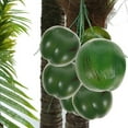thumbnail image 4 of 5 cocos artificiales para fiestas hawaianas, fiestas tropicales, colgantes de cocos falsos, 4 of 5