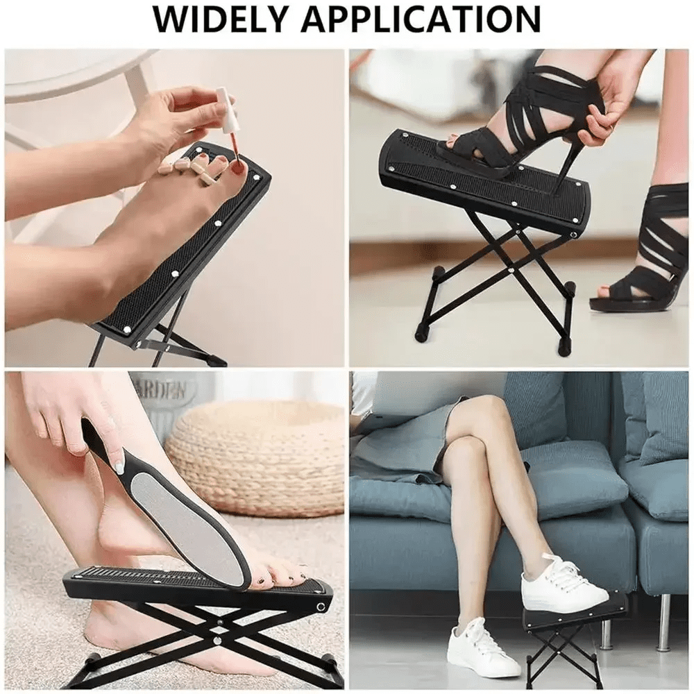 RIWPKFH Guitar Foot Stool Solid Support Easy Storage Floor Protection Footrest for Classical Acoustic Electric Guitar Guitar Player
