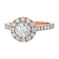 thumbnail image 5 of 14K Rose Gold 1 3/4 ct. Diamonds Certified Engagement Ring in by Hollywood Hills Jewelers, 5 of 6