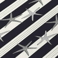 thumbnail image 2 of Addison Rugs Indoor/ Outdoor Surfside Starfish Stripes Washable Rug New Midnight - 5' x 7'6", 2 of 7