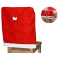 thumbnail image 2 of Fundas para sillas Juego navideño 2/4/12/24 piezas Gorro de Papá Noel decoración navideña Fundas para sillas 60 x 50 cm funda para silla Xemadio MZQ-0923-3, 2 of 7