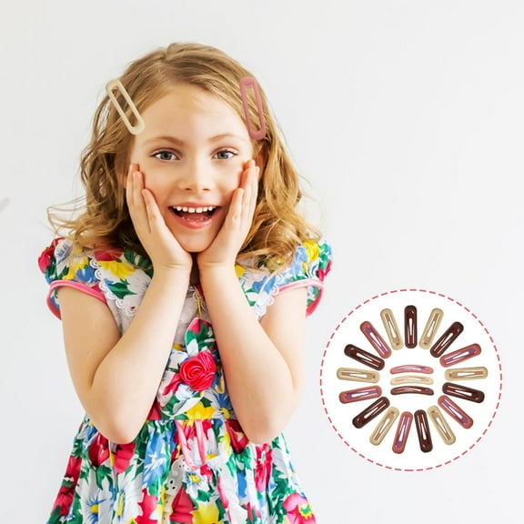 WRITWAA 20pcs Toddler Hair Barrettes Assorted Colors for Girls Daily Wear and Special Occasions Accessories