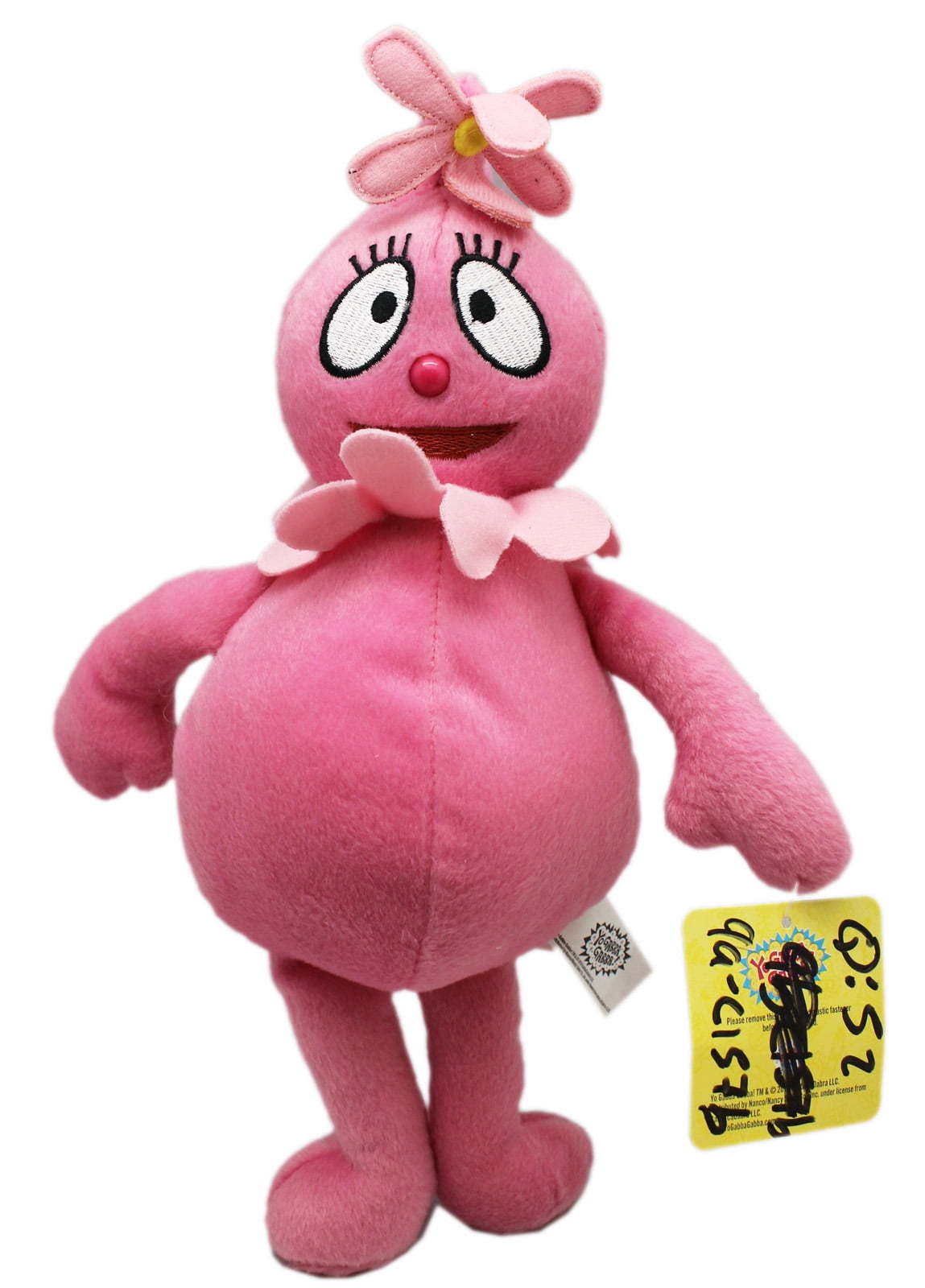Yo Gabba Gabba Foofa Pink Plush Doll 9" New 