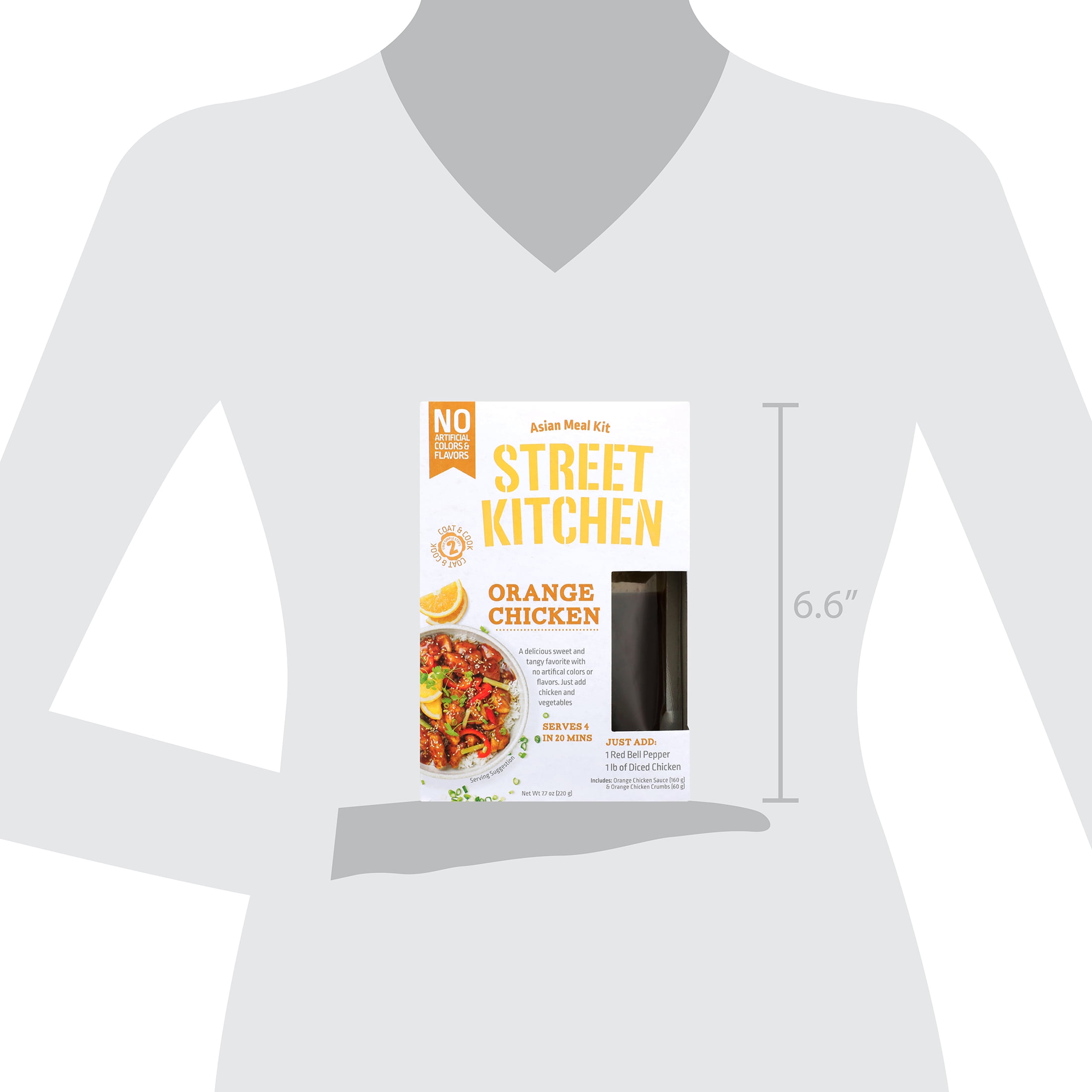 Street Kitchen Orange Chicken Asian Meal Kit, 7.7 oz. Shelf Stable