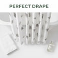 thumbnail image 3 of REGALWOVEN Printed Shower Curtain ,Waterproof PEVA Bath Shower Curtain Sets with 12 Hooks for Bathroom Decor Leaves 71"W x 71"L, 3 of 7