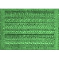 thumbnail image 1 of Ahgly Company Indoor Rectangle Abstract Emerald Green Modern Area Rugs, 4' x 6', 1 of 4