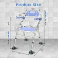 thumbnail image 7 of Shower Chair with Arms Foldable Heavy Duty Bath Chair for Senior, 7 of 7
