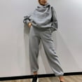 thumbnail image 1 of Puntoco Suéter De Manga Larga Con Capucha Sólida Para Mujer Traje Casual De Dos Piezas De Manga Larga Con Capucha Liquidación Puntoco Puntoco-3295, 1 of 6
