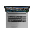 thumbnail image 5 of HP ZBook 17 G5 Mobile Workstation - Intel Core i7 - 8750H / up to 4.1 GHz - Win 10 Pro 64-bit - Quadro P2000  - 16 GB RAM - 512 GB SSD NVMe - 17.3" IPS 1920 x 1080 (Full HD) - Wi-Fi 5 - turbo silver - kbd: US, 5 of 17