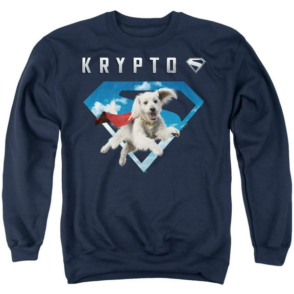 Superman 2025 Krypto Sky Shield Unisex Adult Crewneck Sweatshirt