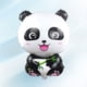 thumbnail image 2 of EeaseMX 10 globos de aluminio con forma de panda, decoración creativa de animales para festivales, fiestas y cumpleaños (negro), 2 of 8