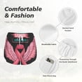 thumbnail image 4 of Hirioo Ribbon With Angel Wings for Women's Double Layer Athletic Shorts High-Performance Gym Shorts with Inner Pocket, Elastic Waistband-Medium, 4 of 7