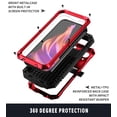 thumbnail image 4 of Funda de teléfono Lunivop para iPhone 15 de 6.1 pulgadas, color rojo militar, 4 of 7