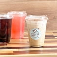 thumbnail image 2 of [50 Pack] 16 oz Clear Coffee Cups, Clear Plastic Cups, Disposable Coffee Cups, Iced Coffee Cups ( 50 Cups ), 2 of 5