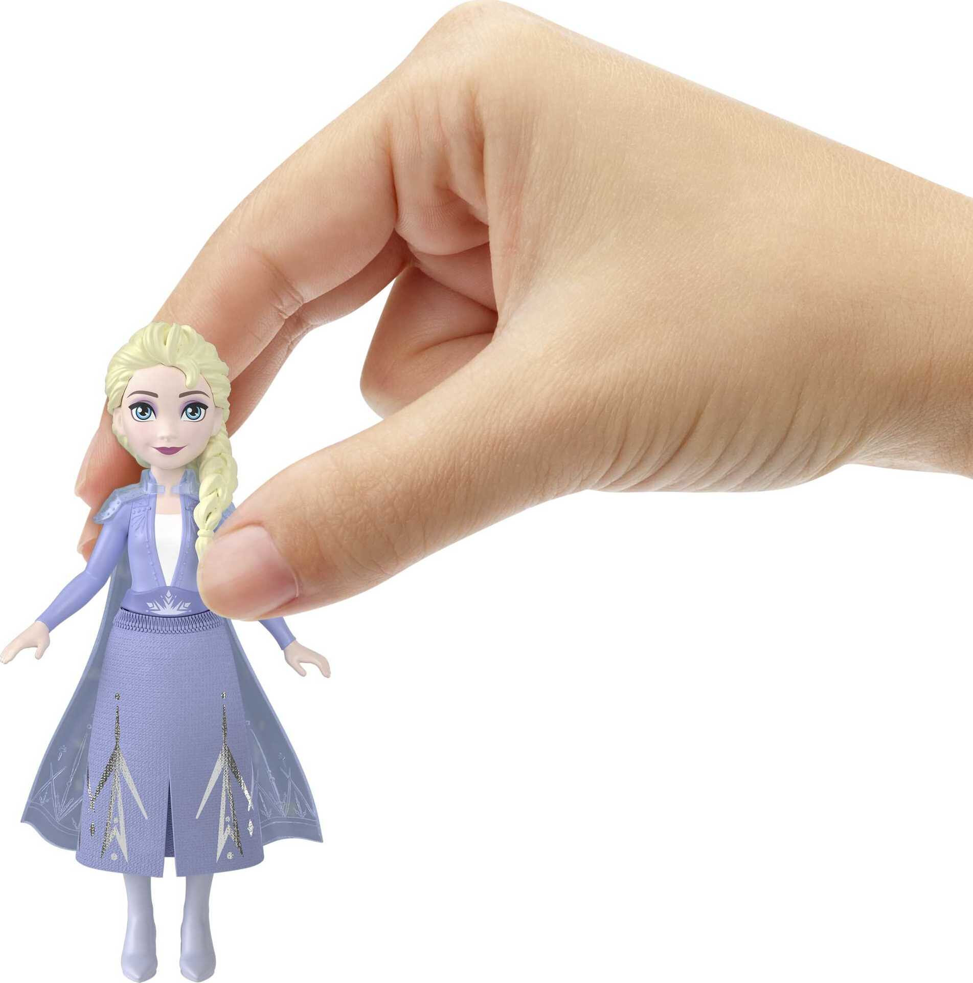 Disney Frozen Elsa Small Doll in Travel Look, Posable with Removable Cape & Skirt - image 2 of 6
