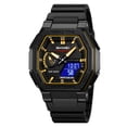 thumbnail image 7 of Kchsji Military Style Digital Outdoor Watch For Men, Water Resistant Watch With Bright Luminous Screen, Multi Alarm, Stopwatch, Calendar, Buttons, Ultra Long Battery, Ideal For Trekking, Swim, 7 of 7