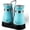Bracket - Turquoise, variant on Furkithn Salt and Pepper Shakers Set, Glass Bottom Salt Shaker with Stainless Steel Lid for Kitchen Gadgets Cooking Table, RV, Camp,BBQ Refillable Design, Silver