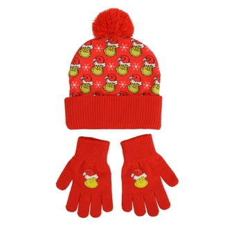 Monster Jam Grave Digger Beanie Scarf and Gloves 3 Piece Winter