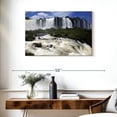 thumbnail image 3 of Elephant Stock Flowing Iguazu Falls Wall Art - Horizontal Canvas Wall Art - Living Room Wall Decor - Photography Nature Canvas - Gray And Blue Decor - 36" x 24", 3 of 8