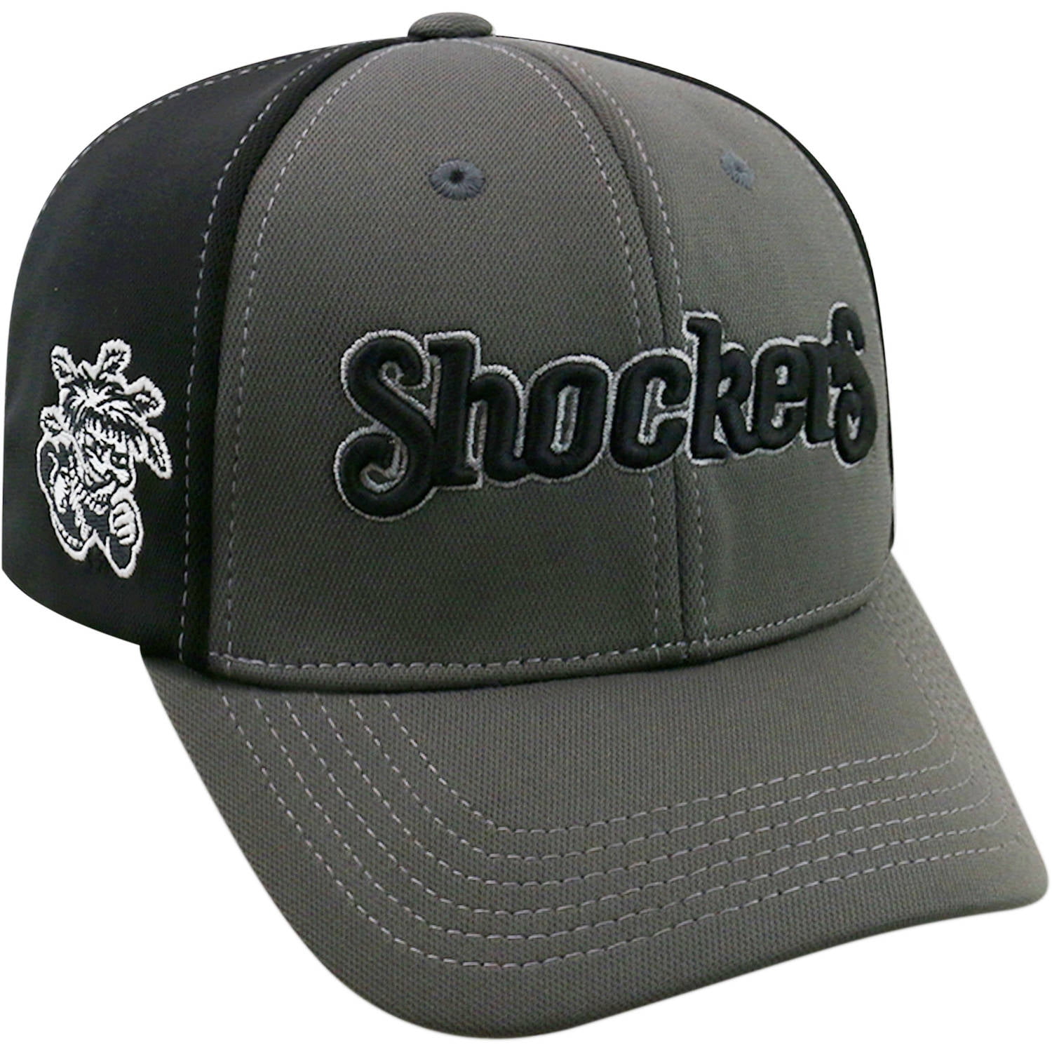 University Of Wichita State Shockers Grey Two Tone Baseball Cap
