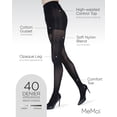 thumbnail image 3 of MeMoi Perfectly Opaque Shaper Tights - Womens - Female, Q1/Q2, Black, 3 of 12