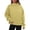Yellow, variant on Sevevn Women Mock Neck Sweatshirt Long Sleeve Pullover Casual Loose Fit Fleece Tops Soft Comfy Fall Winter Warm Solid Color Blouse Gray XL