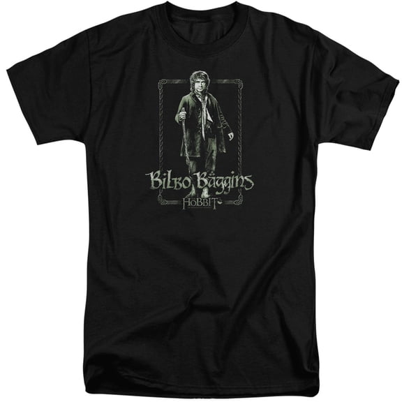 The Hobbit - Bilbo Stare - Tall Fit Short Sleeve Shirt - X-Large
