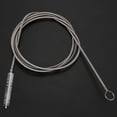 thumbnail image 2 of 2pcs 1.5M Inlet and Outlet Pipe Cleaning Spring Brush Long Brush Beer Barrel Fermentation Tank Tube Hose Cleaner,2 x Cleaning spring brush,Silver, 2 of 8