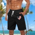 thumbnail image 2 of THDHVS Mens Shorts,Summer Fast Dry Men's Comfortable Flex Cargo Short Black S, 2 of 5