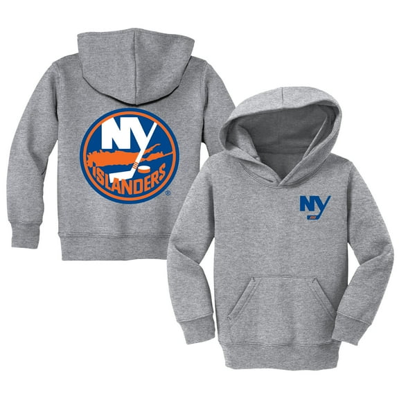 Toddler Chad & Jake Heather Gray New York Islanders Pullover Hoodie
