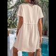thumbnail image 4 of Traje de Baño para Mujer, con Botones, para Playa, Color Albaricoque, XXL, 4 of 6