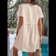 thumbnail image 4 of Traje de Baño para Mujer, con Botones, para Playa, Color Albaricoque, XXL, 4 of 6