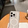 for iPhone 16 Case Clear Compatible with Magsafe, Thin Slim