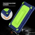 thumbnail image 4 of Soatuto 7" Heavy-Duty Tablet Case with Built-In Kickstand, Navy & Green, 4 of 6