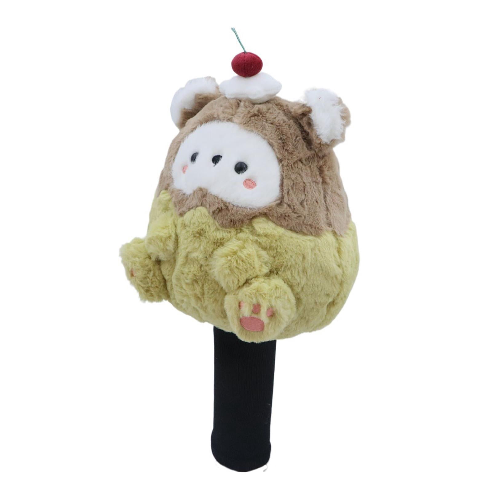funtasica Driver Headcover Golf Driver Head Cover Cartoon Bear Plushie, Easy on Off, Cute Funny Protection Golf Club Cover for Friends