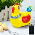 thumbnail image 5 of KAKOWELY 1 Set Cartoon Hen Lay Egg Toy Funny Hen Lay Egg Toy Early Educational Hen Lay Egg Toy Electric Hen Lay Egg Toy Creative Walking Hen Lay Egg Toy with 3PCS Egg Without Battery Random Color, 5 of 5