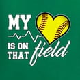 thumbnail image 2 of Wild Bobby, My Heart Is On That Tennis Field, Sports, Men Long Sleeve Shirt, Kelly, Large, 2 of 4