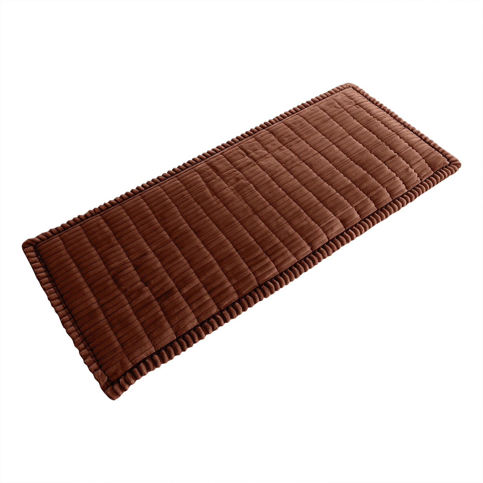 1PC Washable Couch Cover for Dogs , Non Slip Fuzzy Pet Couch Covers for Cushion Sofa Pet Friendly, Thick Soft Sofa Slipcovers Cushion Protector (Brown, 27.6")
