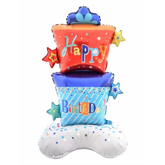 Birthday Standing Foil Balloon Decoration F07M1-15